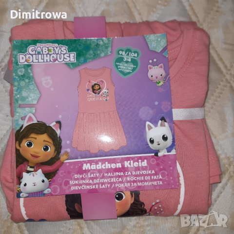 р-р98-104см Gabby's Dollhouse рокля, снимка 1