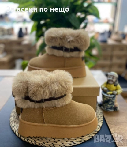 UGG Дамски Меки Топли Зимни Боти ЮДЖИДЖИ - Налични Различни Цветове Код E1128, снимка 3 - Дамски боти - 52658302