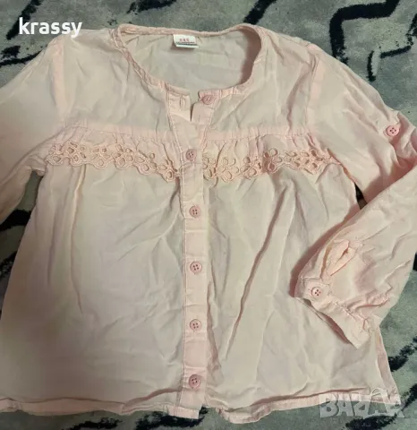 НОВА Страхотна детска риза с дантела LCWaikiki (размер 4-5 год)