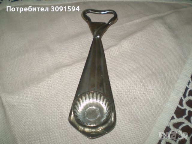 Колекционерска Стара отварачка Вратовръзка посребрена , снимка 5 - Антикварни и старинни предмети - 37431583