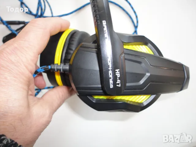 Слушалки с микрофон Steel Play HP 47, снимка 3 - Слушалки и портативни колонки - 49147919