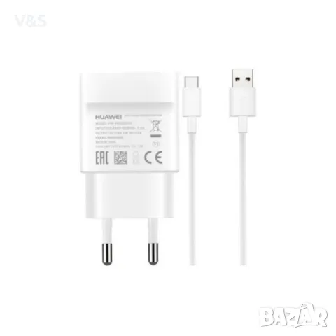 Зарядно Huawei Fast Charger AP32 За Бързо Зареждане И Type-C Кабел, Блистер, Бял, снимка 3 - Huawei - 48830343