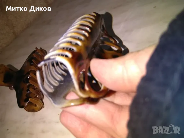 Пластмасови шноли за коса нови 2 броя, снимка 4 - Аксесоари за коса - 48513347