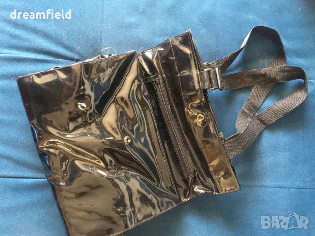 Зара Пазарска чанта, черен гланц - Zara Charol Shopping Trolley Bag, снимка 3 - Чанти - 35008244