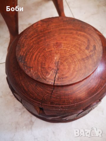 Дървена саксия със дърворезба, снимка 8 - Саксии и кашпи - 27466971