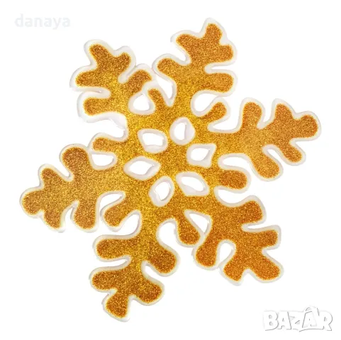 5551 Силиконов коледен стикер за прозорец, 15 см, снимка 3 - Декорация за дома - 48392175