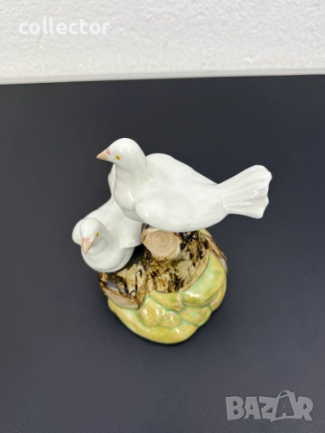 Испанска порцеланова фигура / пластика на гълъби. №7731, снимка 6 - Колекции - 52801948