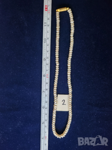 перли - 4 колиета ,  кехлибар - 2 полски огърлици и гривна, обеци комплект, огърлица от кост и др..., снимка 5 - Други - 29842081