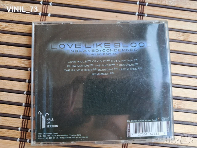 Love Like Blood – Enslaved + Condemned, снимка 3 - CD дискове - 50850394