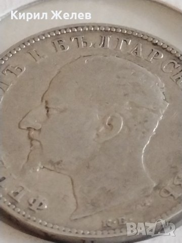 Сребърна монета 2 лева 1894г. Княжество България Княз Фердинанд първи 43062, снимка 11 - Нумизматика и бонистика - 43966270