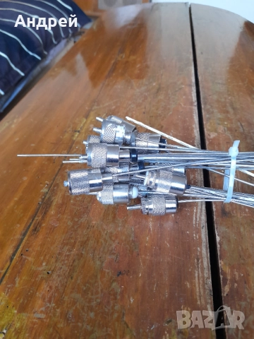 Пач кабели с конектори PL259, снимка 2 - Други ценни предмети - 52654066
