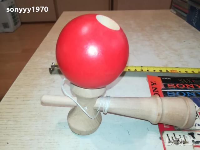 ДЪРВЕНА ИГРА С ТОПКА И ВЪЖЕ 1108250828, снимка 7 - Колекции - 51323296