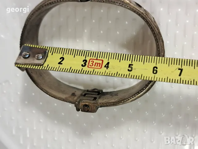 Стара възрожденска гривна за носия, снимка 7 - Антикварни и старинни предмети - 48642150