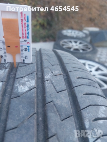 Гуми 16 цола с джанти за Мрцедес С клас W203 В203 205/55/16 7Jx16H2, снимка 7 - Гуми и джанти - 52456313