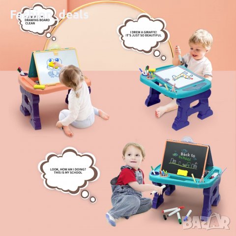 Нова детска Маса за активни игри Многоцветна творческа дъска за деца, снимка 7 - Образователни игри - 38082221