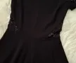 УНИКАЛНА черна кукленска рокля с черна дантела в талията, по ръкавите, на гърба, снимка 3