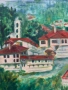 МАРИЯ ЛУКОВА масло/платно пейзаж Копривщица, снимка 1
