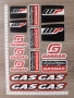 Стикери Гас Гас 14 бр. Gas Gas Stickers - лист А4, снимка 1