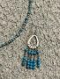 Дамски сребърен комплект с тюркоаз, снимка 2