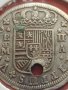 Сребърна монета 2 реала 1723г. Филип пети Мадрид Испания 12204, снимка 3