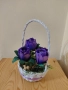 кошница с цветя, снимка 3