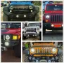 ФАРОВЕ 7 Инч за джип 200W Lada Niva Terrano 2 Wrangler Cherokee, снимка 4