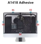 Лепенки за дисплей на iMac A1419 A1418 21.5" 27" 2012-2017, снимка 2