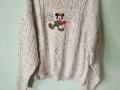 Mickey Mouse пуловер Disney L/XL ембродерия pullover , снимка 3