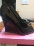Нови черни обувки лак 38 номер, снимка 1 - Дамски обувки на ток - 40437633