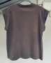 Блуза тип тениска капучино памук, снимка 4