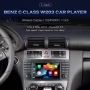7-инчова мултимедия за Mercedes C-Class W203 (2002–2009) – Android Carplay, снимка 2