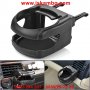 Поставка за вент. решетка на кола, Черен, снимка 11
