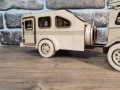 Дървен модел на Джип и Каравана – Craft Camp, снимка 14