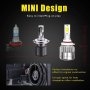 Комплект LED Лед Диодни Крушки за фар F32 Mini Automat, H4 H/L 50W - 10800Lm 6000K Cool White, снимка 7