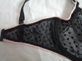 70DD прозрачен черен сутиен на сърчица CHANGE , снимка 13