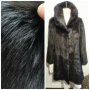 Визон, черен, палто цели кожи, снимка 1 - Палта, манта - 44124956