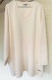 Голяма кремава блуза DONNA LISA BY BORGELT, снимка 1 - Блузи с дълъг ръкав и пуловери - 39341415