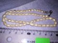 СТАРО ПЕРЛЕНО АРТ НУВО СТИЛ НЕЖНО КОЛИЕ ЕСТЕСТВЕНИ РЕЧНИ ПЕРЛИ 34656, снимка 2