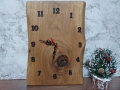 стенен часовник от орех , снимка 1