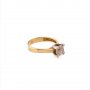 Златен дамски пръстен 2,90гр. размер:56 14кр. проба:585 модел:13197-5, снимка 3