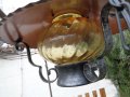 Продавам ретро висяща лампа от ковано желязо за кухня, механа.., снимка 2
