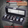 Карбонова кутия за съхранение на 6 часовника, снимка 1 - Подаръци за мъже - 28396437