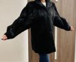 Дамско палто от естествена кожа с косъм- нутрия, снимка 2