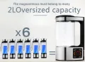Премиум Водородна Бутилка Алкална Вода Генератор за Хидрогенирана Вода Озон Йонизатор Хидрогенератор, снимка 1