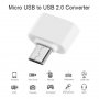 2 бр Micro USB мъжки към USB 2.0 женски адаптер преходник конвертор за Android Андроид мобилни телеф, снимка 10