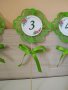 Табели за маса цвете, номера за маса, снимка 2