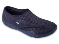Дамски ортопедични обувки с лепки и подсилена пета Dr Orto System, Сини, снимка 1 - Маратонки - 43497202