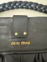 Красива дизайнерска “куфар/ Kofferbag“ чанта MiuMiu от естествена кожа черна. Нова , снимка 6