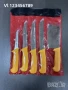 Професионални турски месарски ножове, 4 бр+сатър, снимка 2