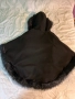 Масло черно пончо/ мантия с качулка, правено в Италия, снимка 5